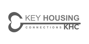 Key housing connections logo.