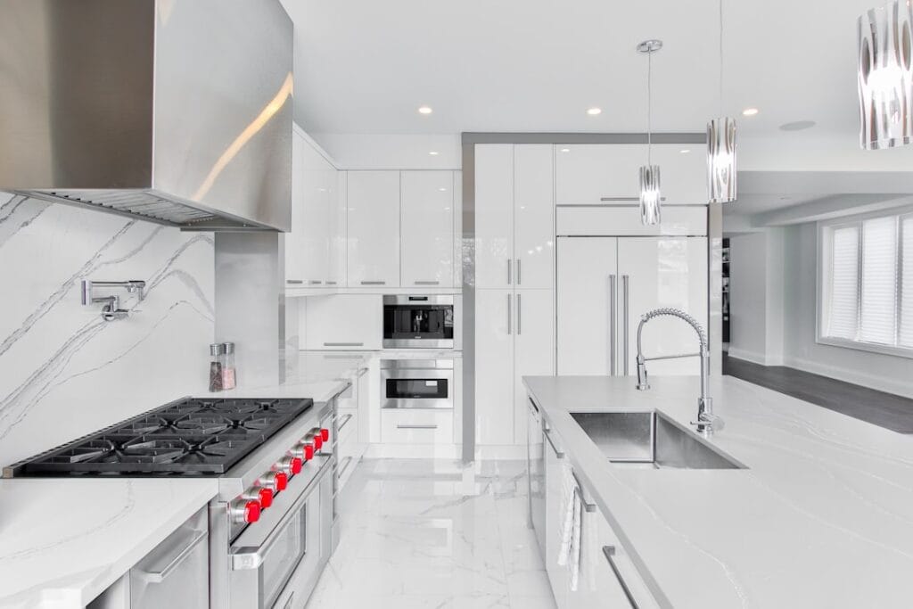 Photo Cleaned kitchen